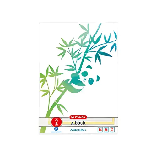Bloc de cours GREENline A4 - 50 feuilles - réglure 2 - Herlitz