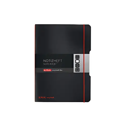 HERLITZ Carnet de notes my.book flex, A6, PP, transparent