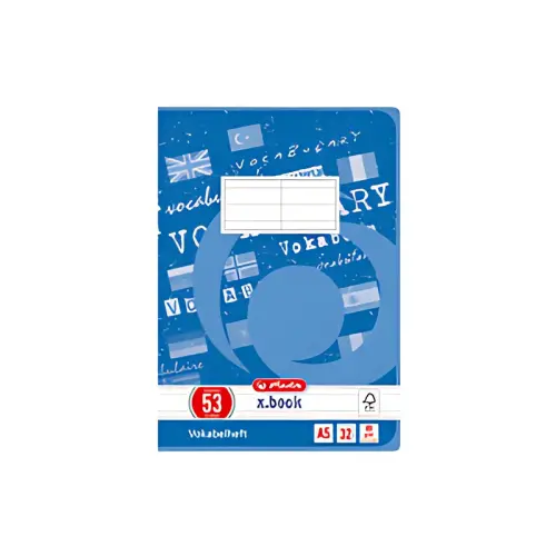 HERLITZ Cahier de vocabulaire x.book, A5, 3 colonnes, 