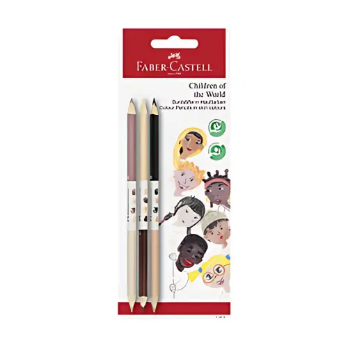 Crayon de couleur Children of the World - par 3 - Faber-Castell