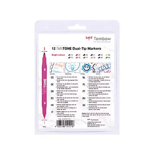 Tombow Feutre double pointe 'TwinTone' Bright Colours