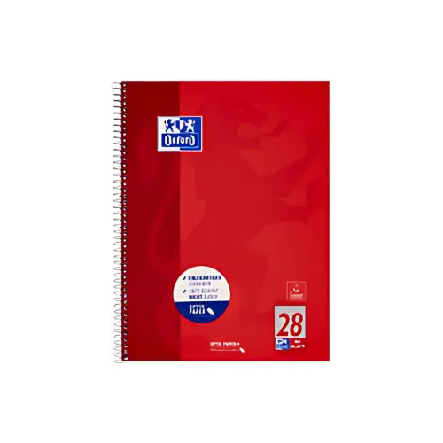 Cahier à spirale - A4+ - quadrillé - 160 pages - Oxford