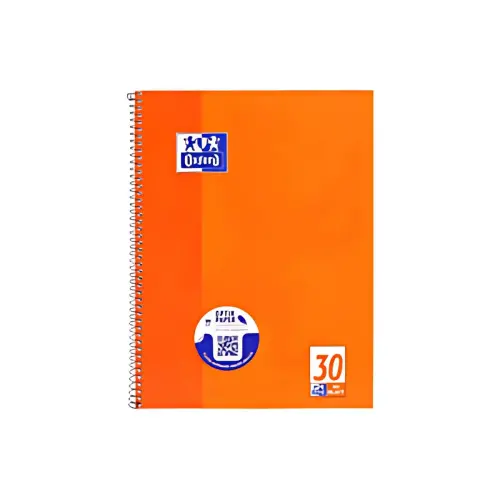 Cahier à spirale - A4+ - quadrillé - 160 pages - Oxford