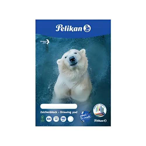 Pelikan Bloc &agrave; dessin C 4/20, A4, 100 g/m2, 20 feuilles 