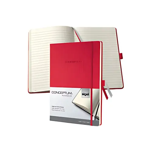 sigel Carnet de notes Conceptum, A4, lign&eacute;, noir 