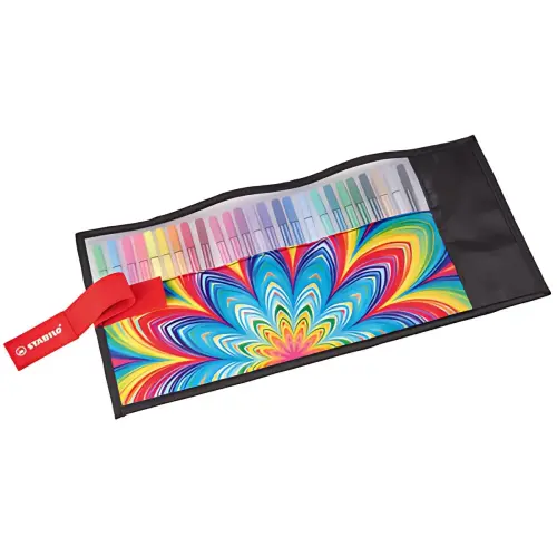 STABILO Feutre Pen 68, rollerset de 25 ARTY Edition