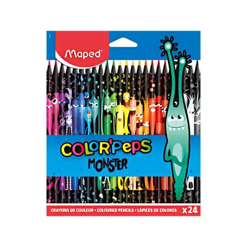 MAPED Crayon de couleur COLOR'PEPS MONSTER, étui de 24