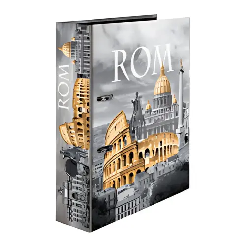 Classeur à levier à motifs Rome - A4 - dos 70 mm - Herma