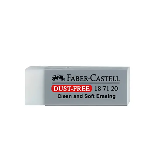 Gomme en plastique DUST-FREE - Blanc - Faber-Castell
