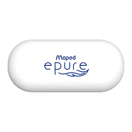 MAPED Gomme plastique Epure, ovale, blanc