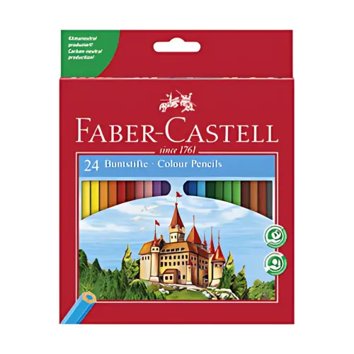 Crayons de couleur CASTLE - étui de 36 - Faber-Castell