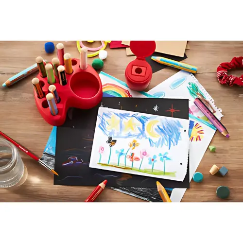 Crayon multi-talents woody 3en1 - set de table - Stabilo