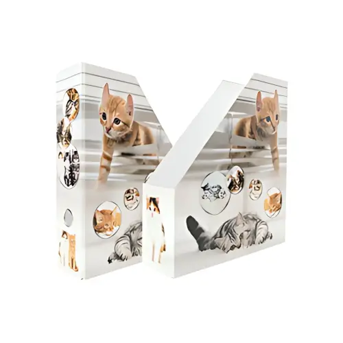 Porte-revue Chats - A4 - carton - (L) 85 mm - Herma