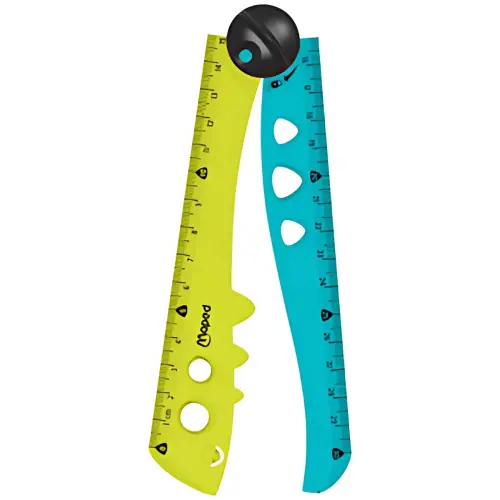 MAPED Règle pliable CROC CROC, 150 / 300 mm, plastique