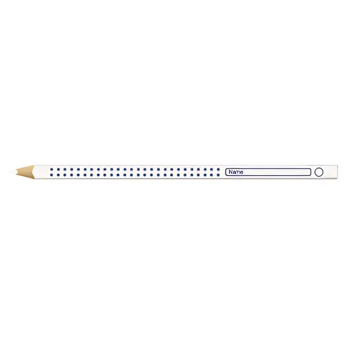 Crayon pour cahier et tableau GRIP blanc - Faber-Castell