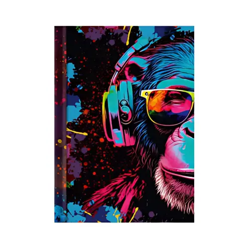 RNK Verlag Carnet de notes 'Neon', A4, 96 feuilles, uni 