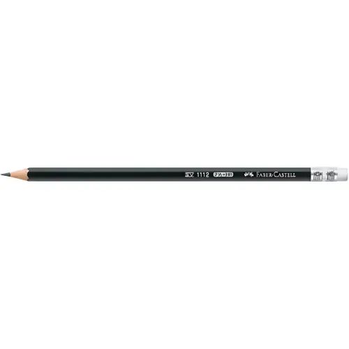 FABER-CASTELL Crayon 1111, hexagonal, degré de dureté: HB