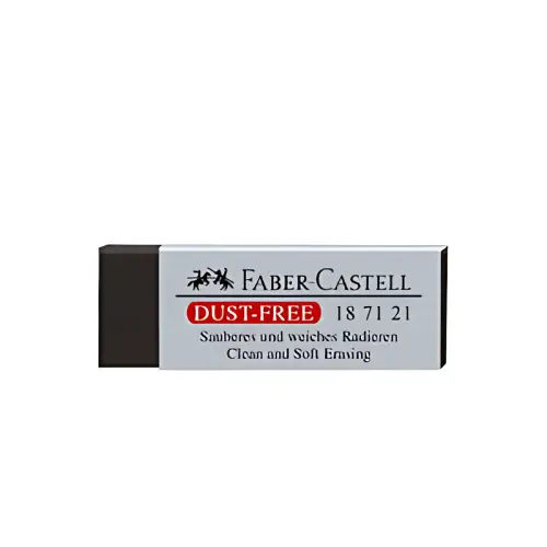 Gomme en plastique DUST-FREE - Noir - Faber-Castell 