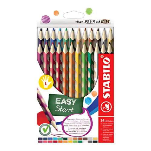 Crayon de couleur EASYcolors L - &eacute;tui de 24 - Stabilo 