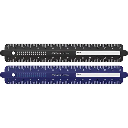 6 Règle DOTS - 150 mm - Assorti - Faber-Castell