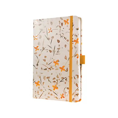 sigel Carnet de notes Jolie Beauty 'Bloom Yellow', A5