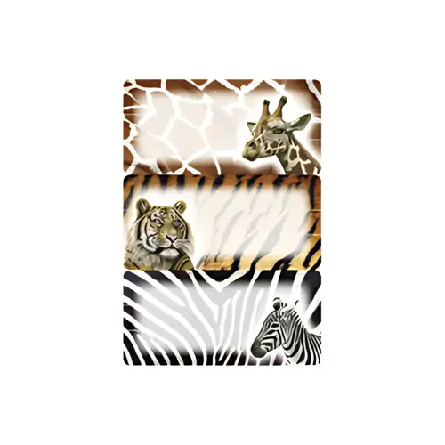 HERMA Étiquettes pour livres 'Animaux africains', 76 x 35 mm
