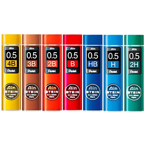 Pentel Mines fines pour porte-mines AIN STEIN C275,duret&eacute; 2H 