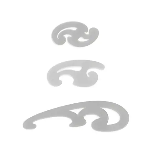 Wonday Pistolet à dessin, 3 pièces, transparent gris fumé