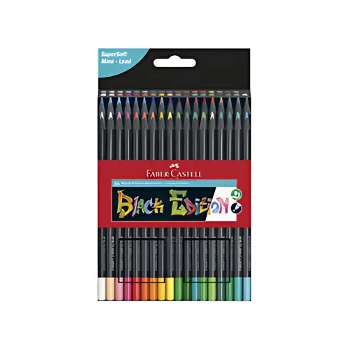 Crayon de couleur Black Edition - étui de 36 - Faber-Castell