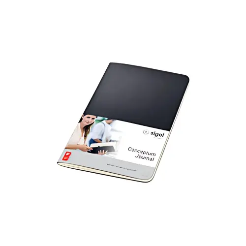 sigel Carnet Conceptum, A6, ligné, noir