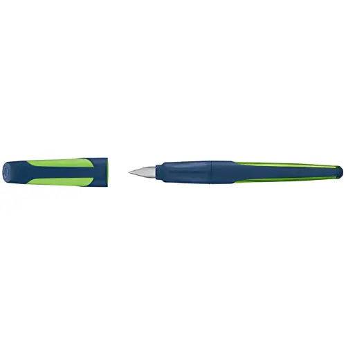Stylo plume EASYbuddy M - droitiers - Noir/citron vert - Stabilo