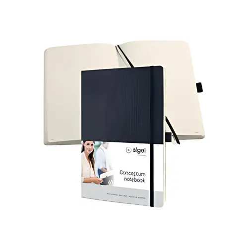 sigel Carnet de notes Conceptum, A4, quadrill&eacute;, vert menthe 