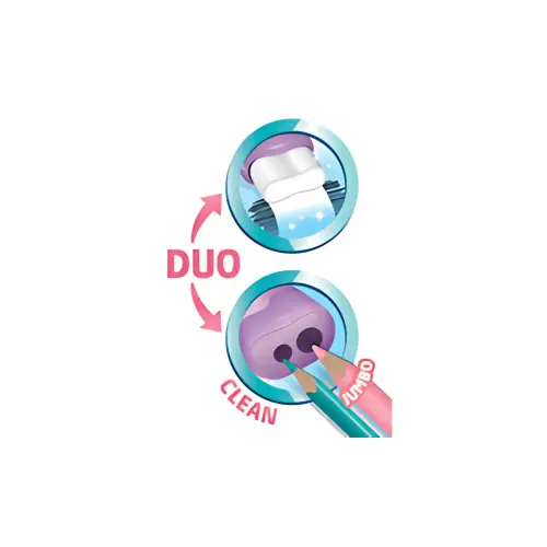 MAPED Duo taille-crayons-gomme Connect Duo PASTEL, assorti
