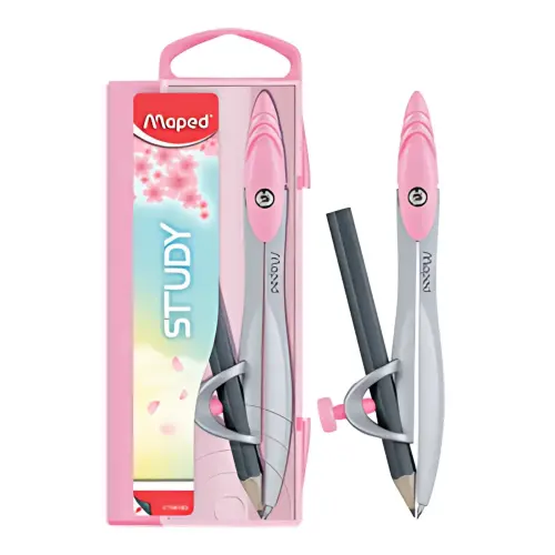 MAPED Coffret compas Study PASTEL, incl. bague universelle 