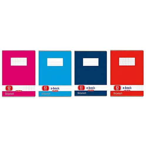 Cahier Octave x.book - A6 - quadrillé - 70 g/m² - Herlitz