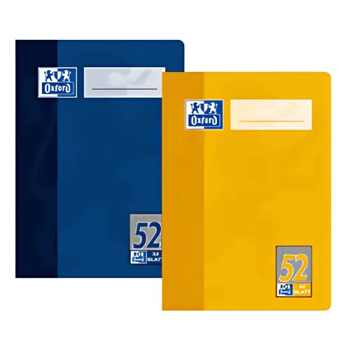 Oxford cahier Octave DIN A6, quadrillé, 90 mm g/m2, 64