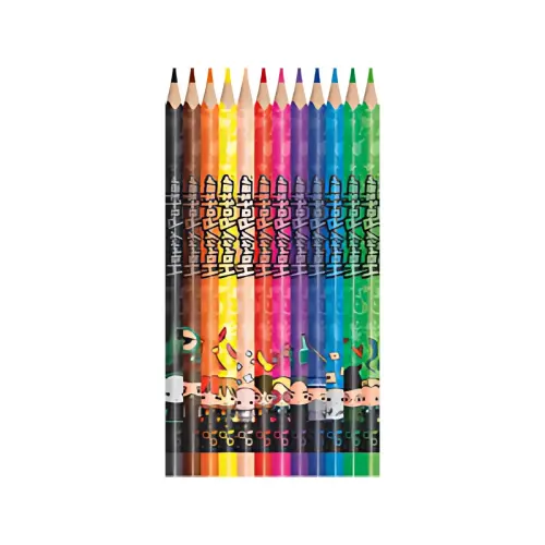 MAPED Crayon de couleur triangulaire HARRY POTTER,étui de 12