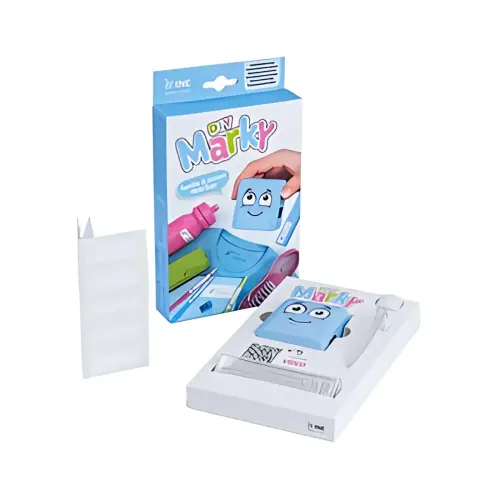 COLOP Set tampon marqueur 'DIY Marky' Printer C20, bleu 