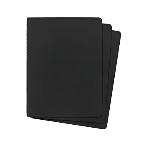 MOLESKINE Cahier, XL, quadrillé, carton, noir