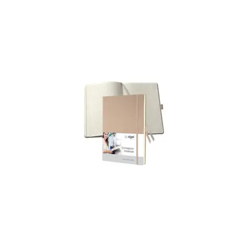sigel Carnet de notes Conceptum, A4, uni, noir