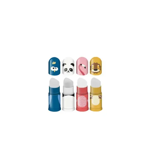 12 FABER-CASTELL Combi gomme - taille-crayon Faces, présentoir