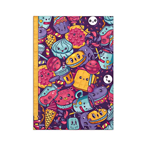 RNK Verlag Carnet de notes 'Sweets', A4, 96 feuilles, uni
