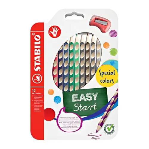 STABILO Crayon de couleur EASYcolors R, étui de 12