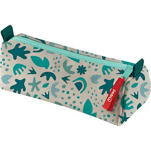 MAPED Trousse SMILING PLANET, crème/vert, garni