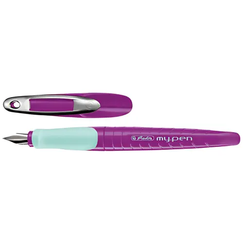 Stylo plume my.pen - largeur de la plume M - Lilas - Herlitz 