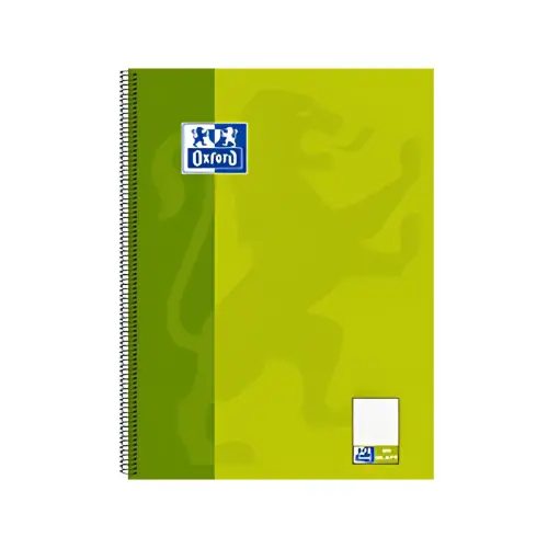Oxford cahier à spirale 'KarLi', format A4+, vert, 160 pages