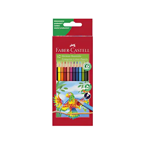 Crayons de couleur triangulaires - étui de 12 - Faber-Castell