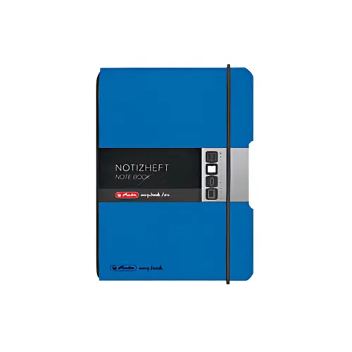 HERLITZ Carnet de notes my.book flex, A6, PP, bleu 