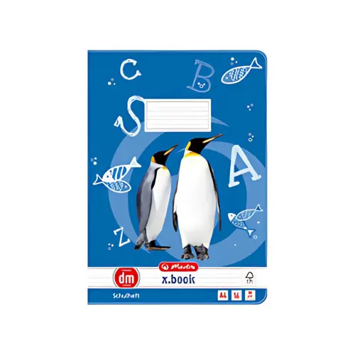 Cahier x.book - A4 - linéature dm / ligne - Herlitz
