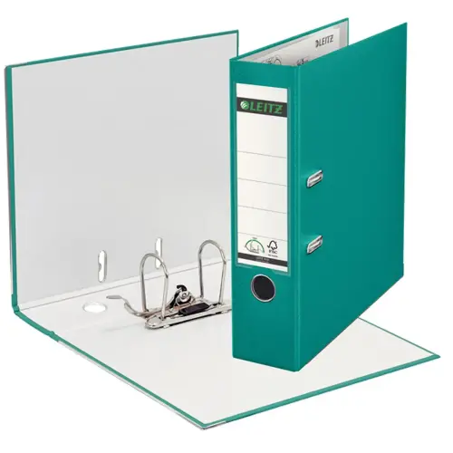 20 LEITZ Classeur &agrave; levier 180 degr&eacute;s, A4, 80 mm, turquoise 